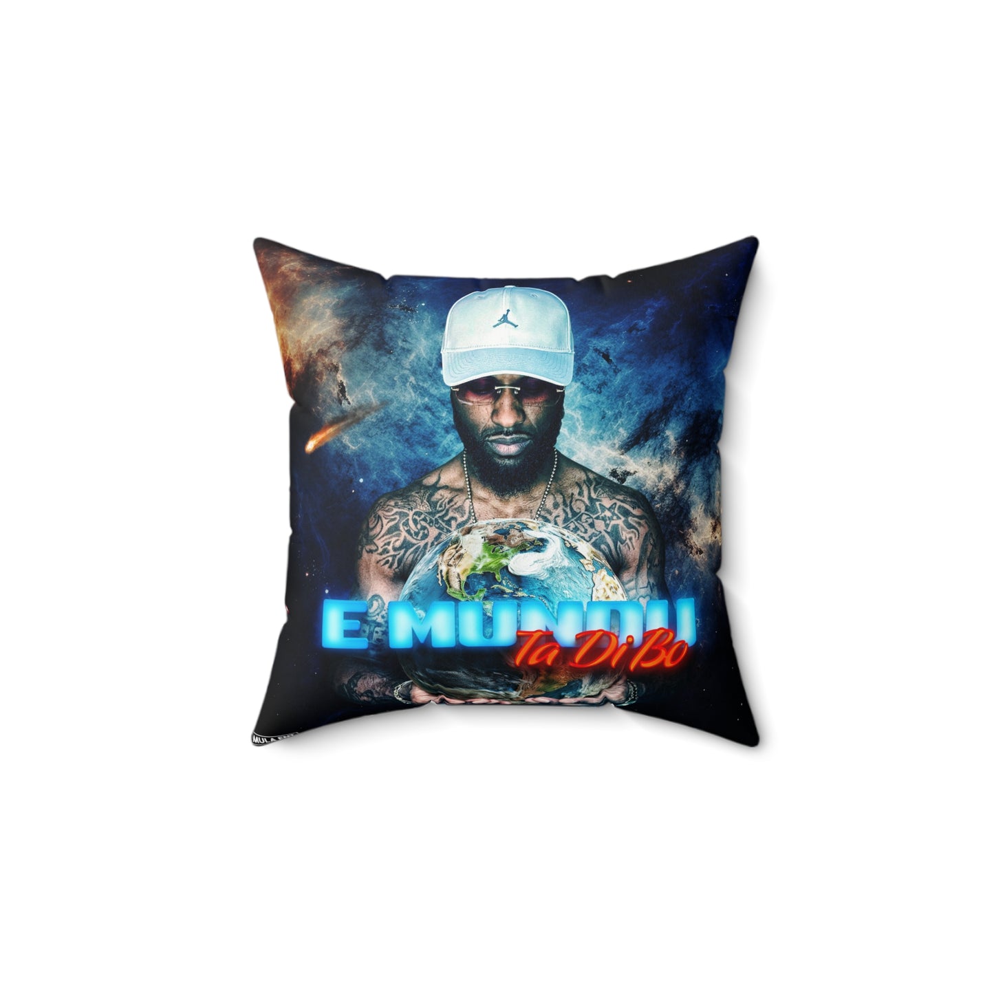 Tru G Album Cover Spun Polyester Square Pillow