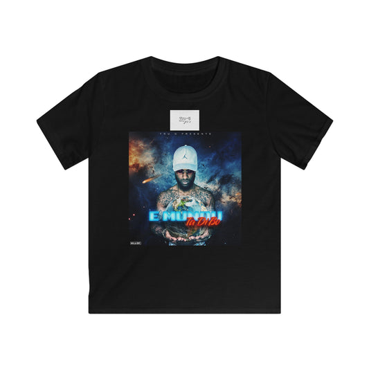 Tru G Album Cover Kids Softstyle Tee